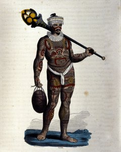 Pochází z Nuku-Hiva (ostrov Markýzů). od Unknown artist