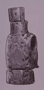 Oblek domácího brnění Neda Kellyho (rytina) od Unknown artist