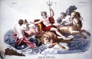 Neptun - rytina od Unknown artist