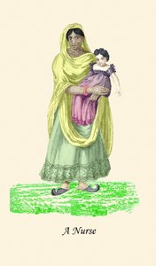 Sestra s dítětem od Unknown Artist