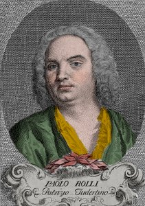 Paolo Antonio Rolli (1687-1765) básník a libretista italské opery 18. století - Portrét Paola Antonia Rolliho (1687-1765), italský básník od Unknown artist