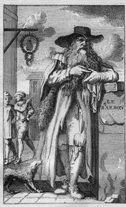 Pierre de Montmaur (1576 -1650) erudovaný, francouzský básník latinského výrazu - rytina od Unknown artist