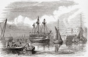 Plymouth, Anglie (rytina) od Unknown artist