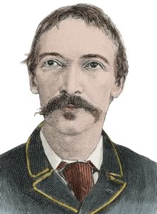 Portrét Robert Louis Stevenson (1850-1894) - britský spisovatel od Unknown artist