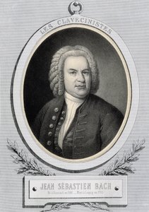 Portrét v medailonu od Jeana Sebastiena Bacha (Johann Sebastian Bach od Unknown artist