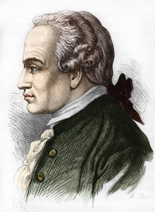 Portrét (Immanuela) Emmanuela Kanta. Německý filozof (K¿nigsberg od Unknown artist