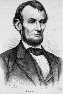 Portrét Abrahama Lincolna (1809 - 1865) 16. prezident Spojených států (1861 - 1865) od Unknown artist