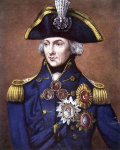 Portrét admirála Nelsona (1758 - 1805), britského admirála. od Unknown artist
