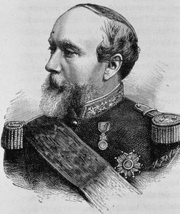 Portrét admirála Pothuaua (1815-1882). Rytina konce 19. století v „Histoire de France““ od H. Martina. od Unknown artist