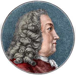 Portrét Albrechta von Haller Medecin, švýcarský fyziolog a botanik (1708-1777) Rytina. od Unknown artist