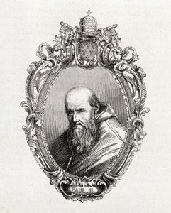 Portrét Alessandra Farneseho, papeže Pavla III. (1468 - 1549) v letech 1534 až 1549. od Unknown artist