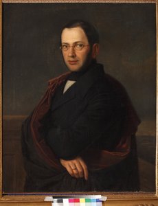 Portrét Alexandra Nikolajeviče Raevského (1795-1868), Anonym. Olej na plátně od Unknown artist