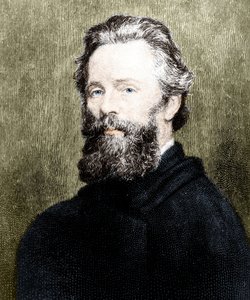 Portrét amerického básníka a prozaika Hermana Melvilla (1819-1891). od Unknown artist