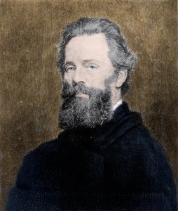 Portrét amerického básníka a prozaika Hermana Melvilla (1819-1891). od Unknown artist
