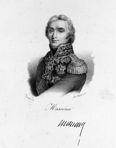 Portrét André Massena (1756 - 1817), maršála Francie. od Unknown artist