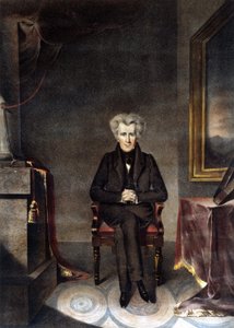 Portrét Andrewa Jacksona (1767 - 1845) amerického státníka. od Unknown artist
