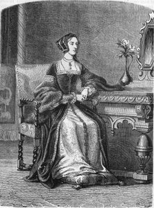 Portrét Anne de Boleyn (Anna nebo Ann Bolin a Anne Bullen od Unknown artist