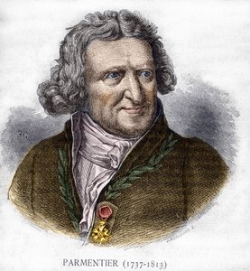 Portrét Antoina Augustina Parmentiera (1737 - 1813), francouzského vojenského lékárníka a agronoma - v Les Contemporains, n.d. koncem 19. století. od Unknown artist