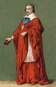 Portrét Armanda Jeana Du Plessise, kardinála de Richelieu (1585 - 1642) od Unknown artist