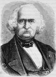 Portrét Auguste Perdonnet, stavební inženýr. Rytina konce 19. století v „Histoire de France““ od H. Martina. od Unknown artist