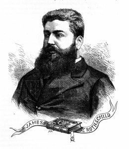 Portrét barona Edmonda Jamese de Rothschilda. (1845 - 1934). od Unknown artist