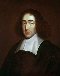Portrét Barucha Spinozy (1632-1677), holandského filozofa, známého také jako Bento de Espinosa nebo Benedictus de Spinoza nebo Benedictus de Spinoza - anonymní malba. Soukromá sbírka. od Unknown artist
