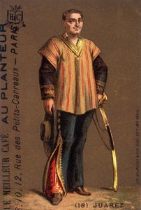 Portrét Benita Juareze (1806-1872), mexického politika. od Unknown artist