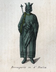 Portrét italského krále Berengara II (900-966) - Berenger II ou ou ou Berenger d