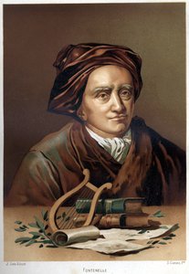 Portrét Bernarda Le Bouyera (Le Bovier) od Fontenelle (1657-1757). Chromolitografie konce 19. století. na základě „La Ciencia y sus Hombres““ od Louise Figuiera. Barcelona 1881 od Unknown artist