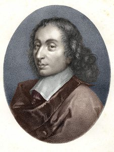 Portrét Blaise Pascala - rytina 19. století. od Unknown artist