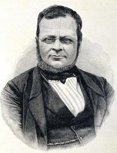 Portrét Camillo Benso, hrabě z Cavour (1810-1861), italský státník, po fotografii z roku 1860 od Unknown artist