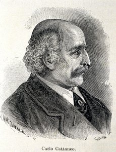 Portrét Carla Cattanea (1801-1869) od Unknown artist
