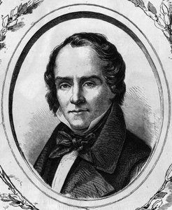 Portrét Casimir Delavigne, francouzský básník a dramatik (1793 - 1843), rytina z roku 1866. od Unknown artist