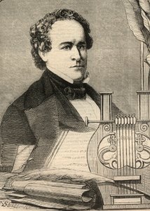 Portrét Charlese Anthona (1797-1867), amerického profesora. Gravírování do „“ The illustrated London News““ z 23. ledna 1858. od Unknown artist