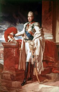 Portrét Karla X. (1757 - 1836), francouzského krále v letech 1824 až 1830. Malba. Muzeum Capodimonte, Neapol. od Unknown artist