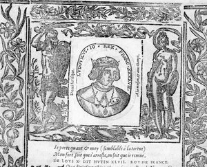 Portrét Karla X. Le Hutina, krále Francie v letech 1314 až 1316. od Unknown artist