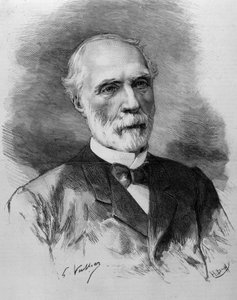 Portrét Charlese de Freycineta (1828 - 1923), předsedy Rady ministrů. Rytina 19. století. od Unknown artist