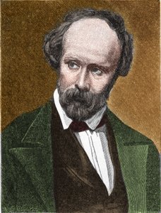 Portrét Christiana Friedricha Hebbela (1813-1863) německého básníka a dramatika od Unknown artist