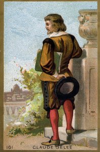 Portrét Claude Gellée dit Le Lorrain (1600 - 1682). Chromolitografie konce 19. století. od Unknown artist