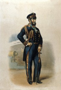 Portrét hraběte Carla od Persana Pelliona (1806-1883), patriota italské Unite. od Unknown artist