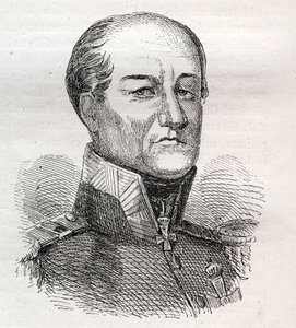 Portrét Davida Hendrika, Baron Chasse 1765-1849 - rytina od Unknown artist