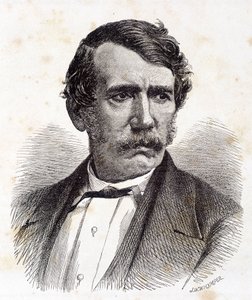 Portrét Davida Livingstonea, britského misionáře a průzkumníka (1813-1873) - v „“ Tour du Monde“, 2. sem. 1875¿ od Unknown artist