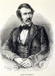 Portrét David Livingstone, skotský misionář (1813-1873) od Unknown artist