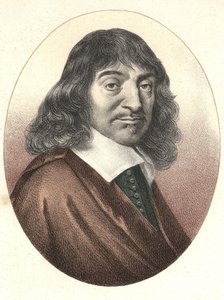 Portrét Descartes (1596 - 1650). od Unknown artist