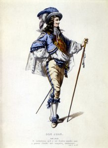 Portrét Dona Juana v nohách, sd. 19. století od Unknown artist