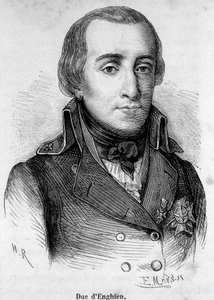 Portrét vévody Ludvíka Antoina Henriho de Bourbon Vévoda z Enghien (1772-1804), francouzský princ, byl 21. března 1804 zastřelen Bonapartem. od Unknown artist