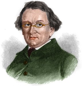 Portrét Eduarda Morike (1804-1875), německého romantického spisovatele. od Unknown artist