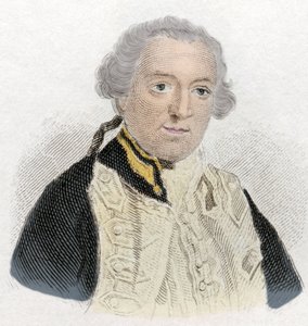 Portrét Edwarda Boscawena (1711-1761), anglického admirála a politika. Rytina 19. století. od Unknown artist