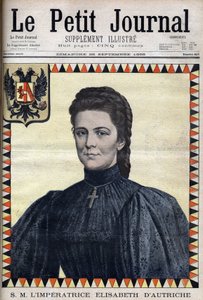 Portrét Alžběty Rakouské (Sissi) - v „“The Petity Journal““ z 25.9.1898 od Unknown artist