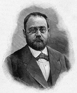 Portrét Emile Zoly, od Unknown artist